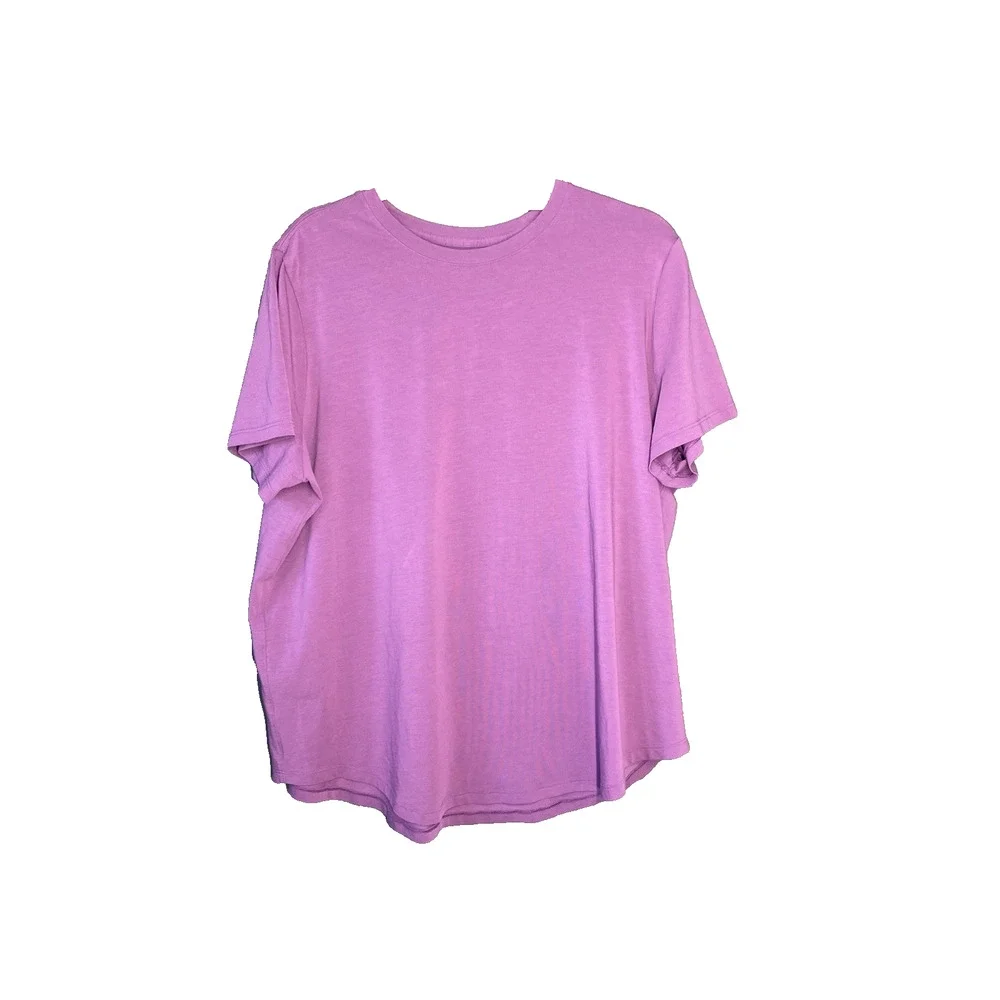 Lululemon Shirt Womens 18* Love Crew Short Sleeve Tee Purple Casual Gym Workout